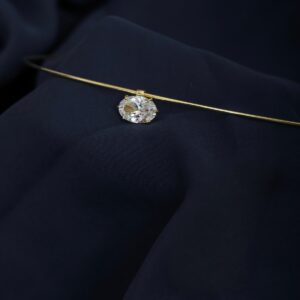 Seraphine Halo 925 Ayar Gümüş Üzeri Altın Kaplama Kadın Choker Kolye